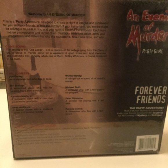 NEW SEALED  An evening of Murder game - Picture 2 of 11